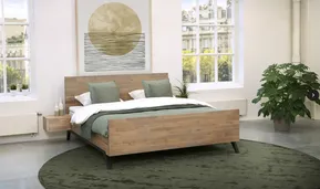 Oak & Steel diamant royal bed