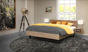 Oak & Steel Rubin bed